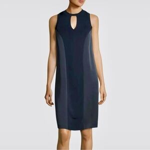 RAG & BONE Black Hart Two-Tone Shift Sleeveless Cut Out Dress Women's Size Large